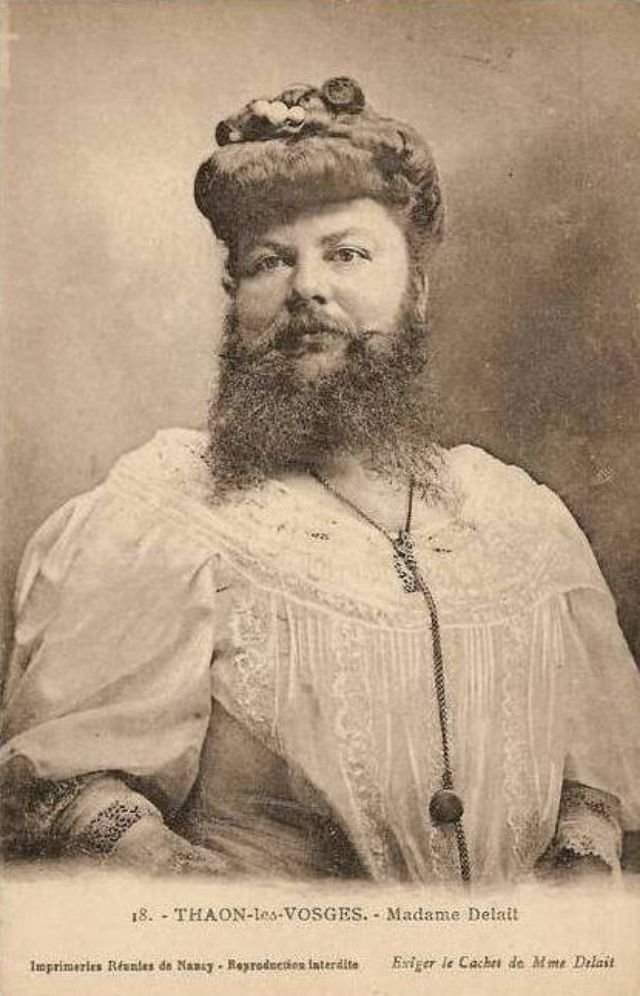 Так виглядала найвідоміша в історії бородата жінка - фото 268448