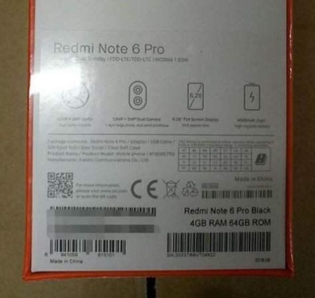 Опубліковані живі знімки Xiaomi Redmi Note 6 Pro- фото 276606