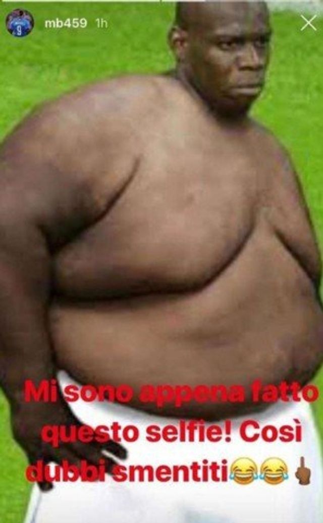 Балотеллі затролив сам себе у Instagram- фото 276517