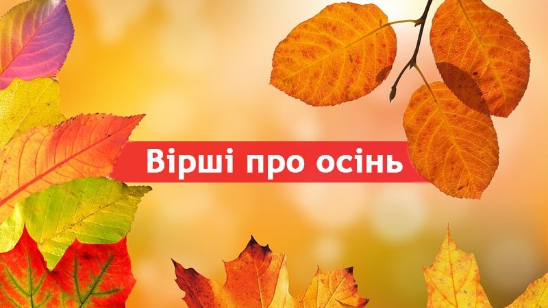 Вірші про осінь для дітей і романтичні поезії для дорослих