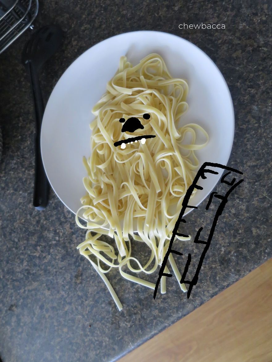 Художник бачить героїв Зоряних війн на кухні: кумедні фото