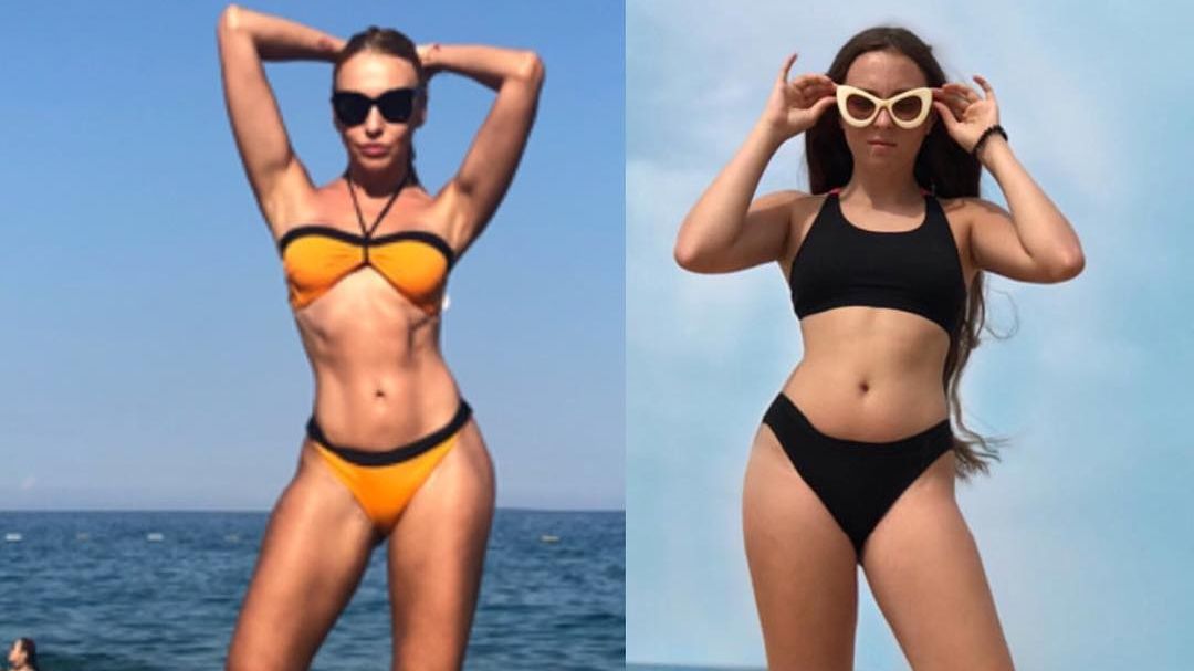 Оля Полякова показала тренування з донькою