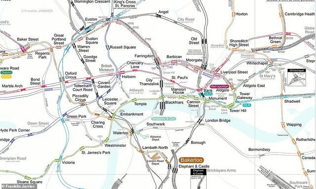Створена детальна карта станцій-привидів метро Лондона - фото 278050