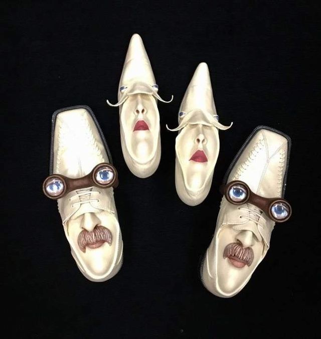 Художниця креативно оживила звичайне взуття- фото 276302