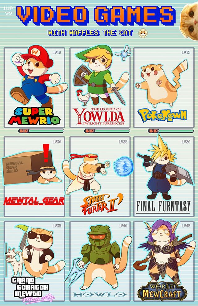 Відомі персонажі перетворились у кошенят - фото 276151