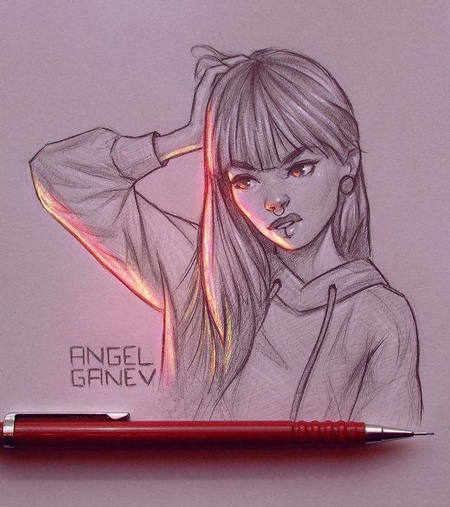 Сяючі ілюстрації олівцем - фото 282908