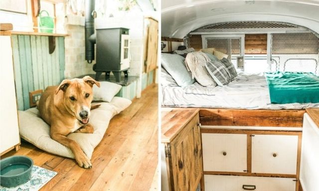Пара перетворила старий автобус у дім - фото 284179