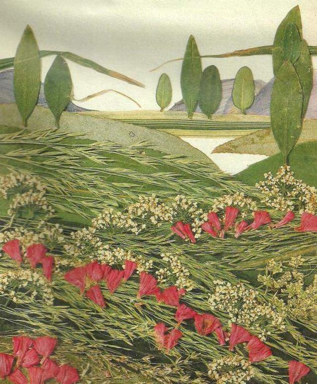 Художники створюють незвичайні картини із засушеного листя- фото 279716