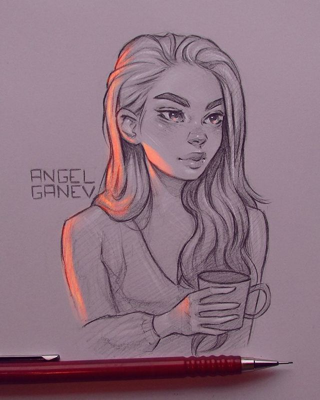 Сяючі ілюстрації олівцем - фото 282902