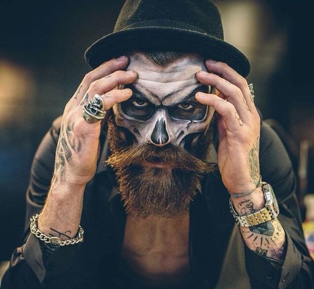 Макіяж на хелловін для хлопців - фото 285757