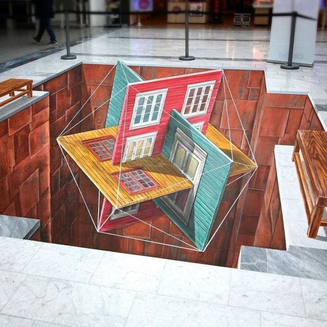 Вражаючі 3D-графіті від Леона Кіра - фото 280497