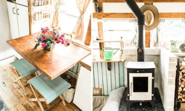 Пара перетворила старий автобус у дім - фото 284180