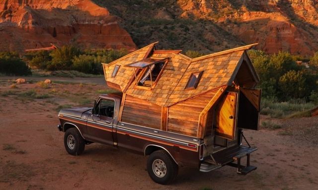 Старий пікам став будинком на колесах - фото 285189