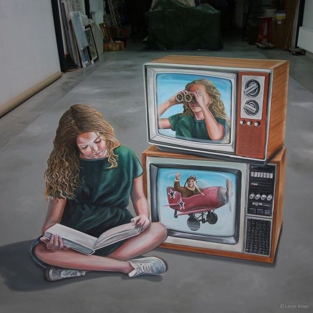 Вражаючі 3D-графіті від Леона Кіра - фото 280486