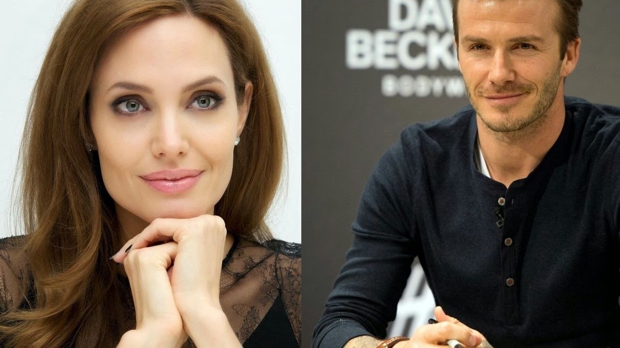 Анджеліну Джолі запідозрили у романі з Девідом Бекхемом