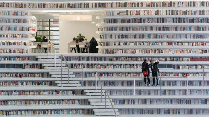 Ця бібліотека схожа на космічний корабель
