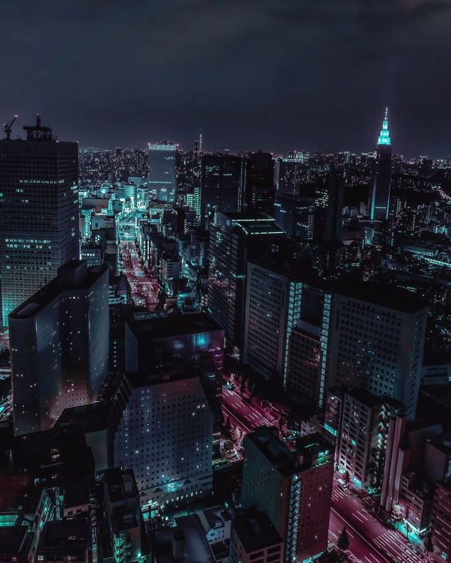 Токіо в неонових тонах в об'єктиві Роберта Дж. Мюллера - фото 286610