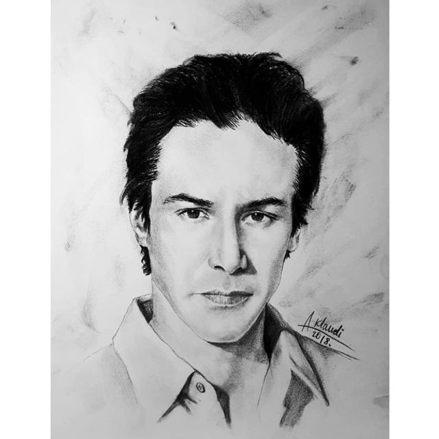 Дівчина намалювала Кіану Рівза: актор не забарився із відповіддю- фото 289982