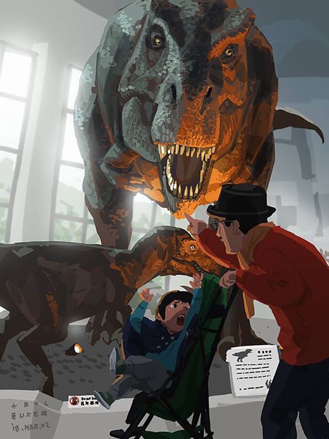 Самотній тато показує, як виховувати дитину: душевні ілюстрації - фото 290972