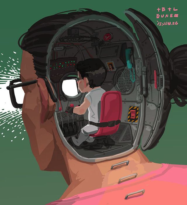 Самотній тато показує, як виховувати дитину: душевні ілюстрації - фото 290977