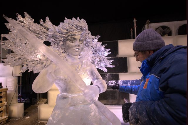 У Брюгге відкрилася виставка льодяних скульптур: яскраві фото - фото 291231
