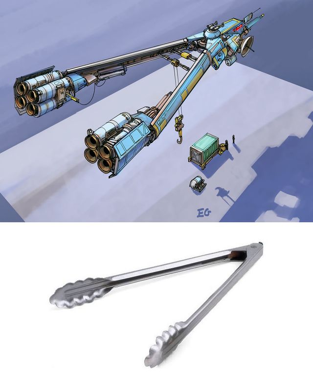 Космічні кораблі, на які надихнули звичайні предмети - фото 291328