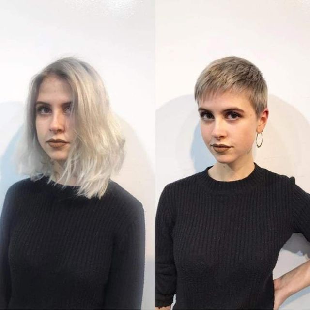 Перетворення дівчат, які зважилися на коротку стрижку - фото 291421