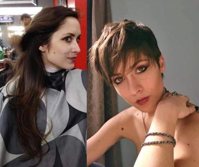 Перетворення дівчат, які зважилися на коротку стрижку - фото 291423