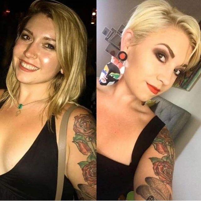 Перетворення дівчат, які зважилися на коротку стрижку - фото 291426