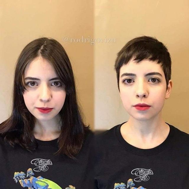 Перетворення дівчат, які зважилися на коротку стрижку - фото 291427