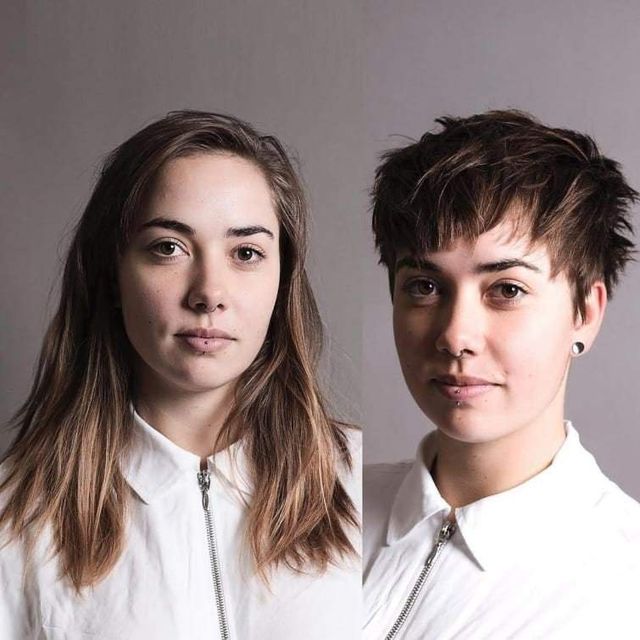 Перетворення дівчат, які зважилися на коротку стрижку - фото 291431