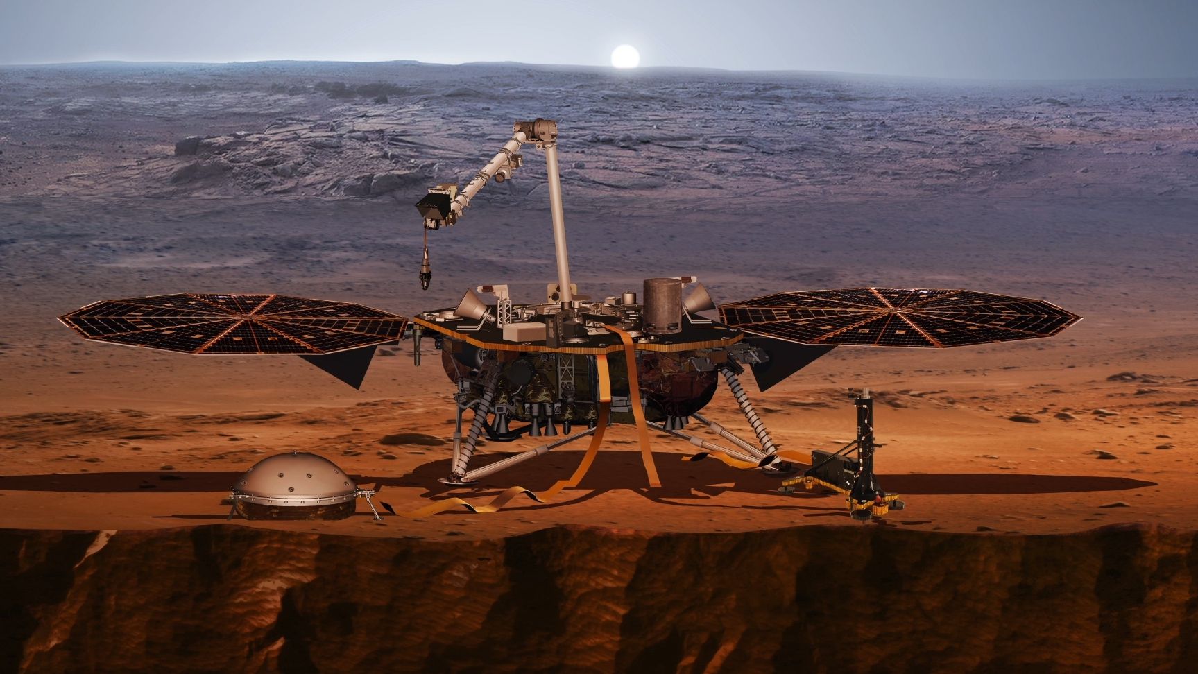 На Землю передали перший знімок поверхні Марса, зроблений зондом InSight