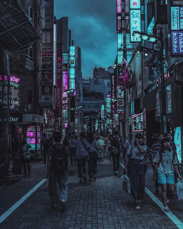 Токіо в неонових тонах в об'єктиві Роберта Дж. Мюллера - фото 286604