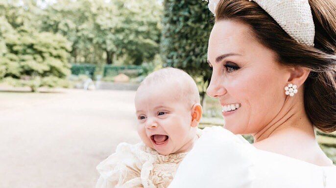 Кейт Міддлтон і принц Луї - фото 1