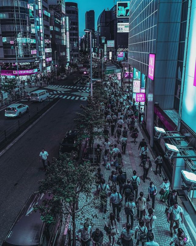 Токіо в неонових тонах в об'єктиві Роберта Дж. Мюллера - фото 286619