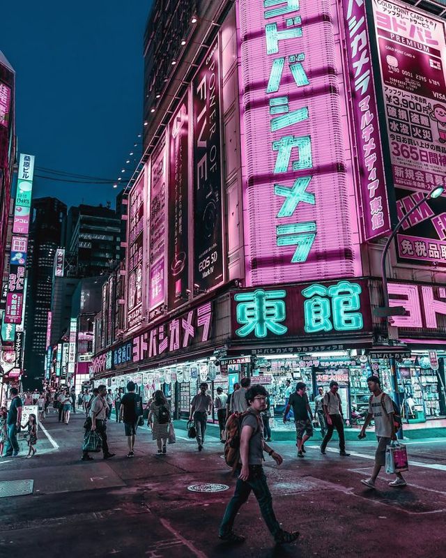 Токіо в неонових тонах в об'єктиві Роберта Дж. Мюллера - фото 286608