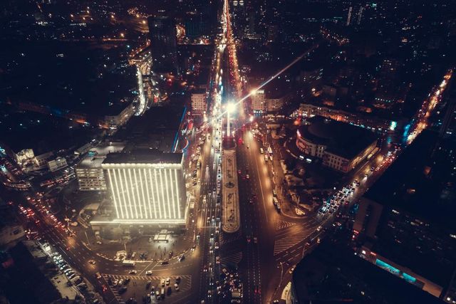 Київську площу Перемоги показали з висоти пташиного польоту- фото 289110