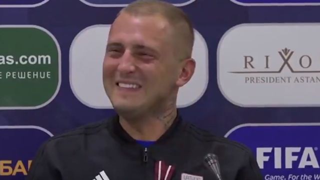 Перекладач довів до сліз гравця збірної Латвії