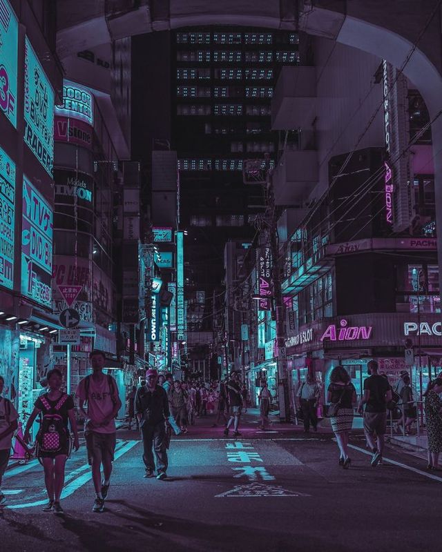 Токіо в неонових тонах в об'єктиві Роберта Дж. Мюллера - фото 286611
