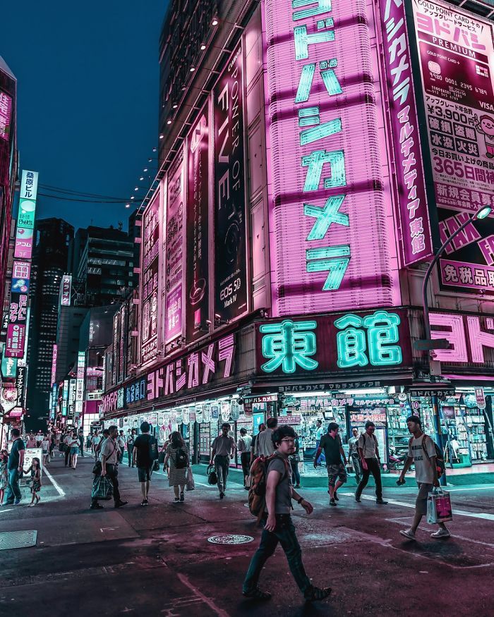 Токіо в неонових тонах в об'єктиві Роберта Дж. Мюллера - фото 1