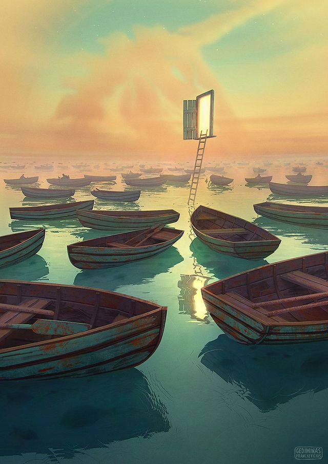 Неймовірні світи, які переносять у казку: ілюстрації - фото 293186