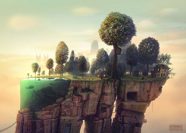 Неймовірні світи, які переносять у казку: ілюстрації - фото 293188