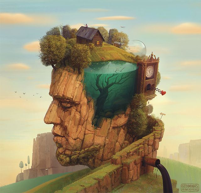 Неймовірні світи, які переносять у казку: ілюстрації - фото 293189