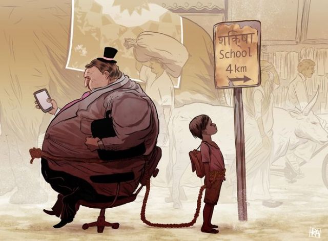 Жорстокі ілюстрації сучасного суспільства, які варто побачити - фото 294300