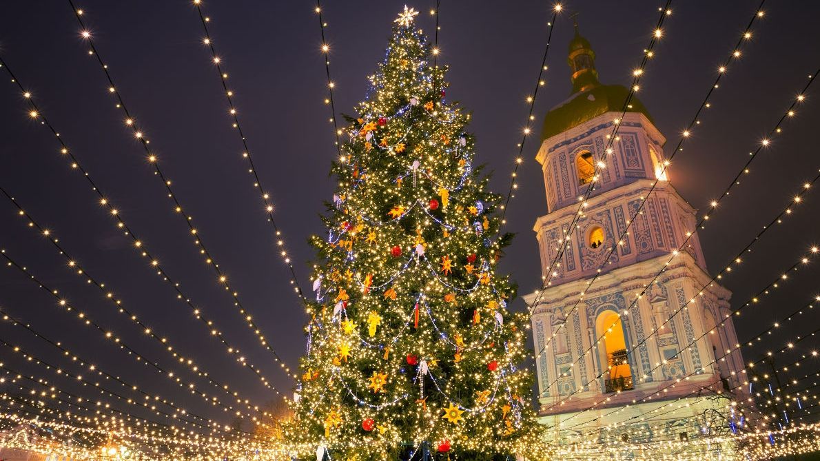 Головну ялинку України визнали найкращою в Європі