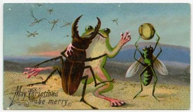 Так виглядали різдвяні листівки у Вікторіанську епоху - фото 296816