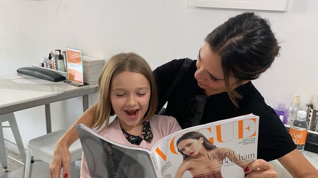 Вікторія Бекхем з дочкою - фото 1