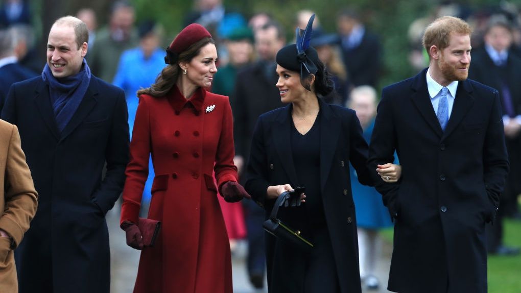 Кейт Міддлтон і Меган Маркл разом з принцами - фото 1
