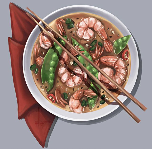 Смачні ілюстрації їжі, які змусять вас зголодніти - фото 297709