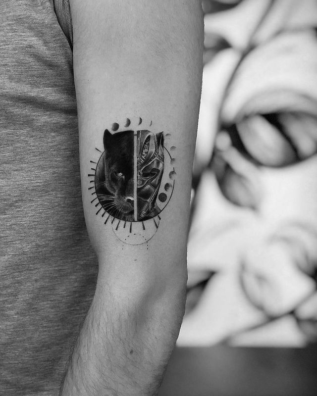 Чорно-білі тату турецького майстра, які нагадують витвори мистецтва - фото 297912